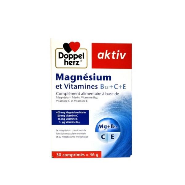 AKTIV MAGNESIUM+VIT B12,C,E DH 30CP