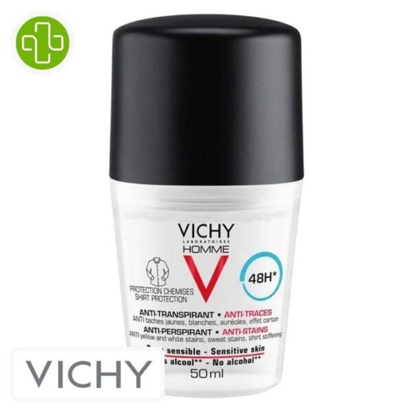 Vichy HOMME DEO ANTI TRANSPIRANT ANTI TRACE 50ML