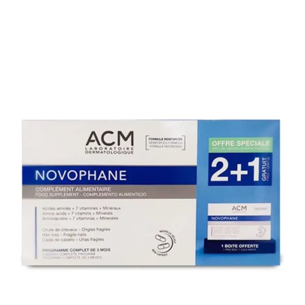 ACM NOVOPHANE 60GELULES 2+1 PACK